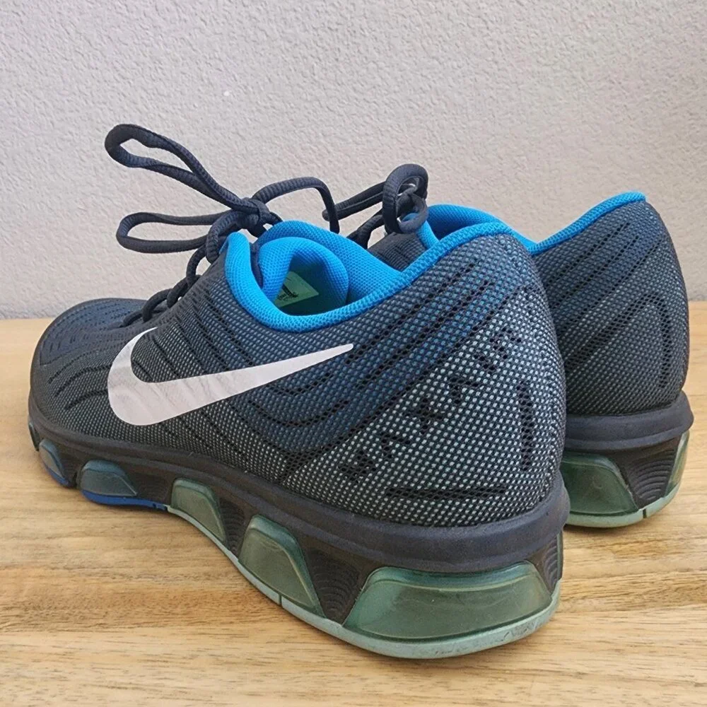 Nike Mens AirMax Tailwind 6 Mesh Running Shoes 621225-004 Grey Blue Volt Size 9